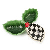HOLLY LEAF CERAMIC CANDY DISH - 35509-1419