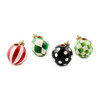 CHECK IT OUT ORNAMENT CANDLE HOLDER SET OF 4 - 35509-1248