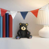 BUBBA BEARSEVELT BLACK BEAR FIGURE - 6016928