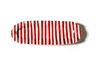 RED STRIPE RUFFLE SKINNY TRAY - STR-R16SKT-RD
