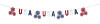 THE USA 4TH OF JULY INTRICATE PAPER GARLAND - USAGARLAND