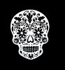 DAY OF THE DEAD INTRICATE PAPER SUGAR SKULL GARLAND - DOTDGARLAND