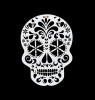 DAY OF THE DEAD INTRICATE PAPER SUGAR SKULL GARLAND - DOTDGARLAND