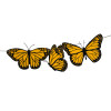 THE MONARCH BUTTERFLY INTRICATE PAPER GARLAND - BUTTERFLYGARLAND