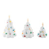VILLAGE - SNOWDREAM TREES SET OF 3 - 6018404