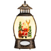 SANTA WITH DEER LANTERN WATER GLOBE - OG0010