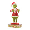 GRINCH WITH HOT CHOCOLATE MUG - JIM SHORE - 6018950