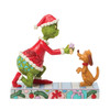 GRINCH GIVING MAX A BONE - JIM SHORE - 6018964
