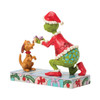 GRINCH GIVING MAX A BONE - JIM SHORE - 6018964