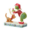 GRINCH TYING ANTLERS ON MAX - JIM SHORE - 6018955