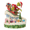 GRINCH ON SMALL SLED - JIM SHORE - 6018956