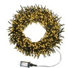 2000 65 FEET CLUSTER GARLAND WITH LED WARM WHITE - AD1005WW