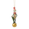CAT IN HAT ON JINGLE BELL ORNAMENT - JIM SHORE - 6019168