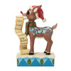 RUDOLPH WITH LIST IN MOUTH - JIM SHORE - 6019108