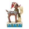 RUDOLPH WITH LIST IN MOUTH - JIM SHORE - 6019108
