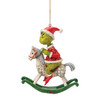 GRINCH ON ROCKING HORSE ORNAMENT - JIM SHORE - 6018966