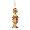 GRINCH WITH NAUGHTY LIST ORNAMENT - JIM SHORE - 6019146