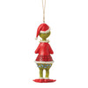 GRINCH WITH HEART HANDS ORNAMENT - JIM SHORE - 6019147