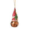 CHRISTMAS GNOME ON BELL ORNAMENT - JIM SHORE - 6017306