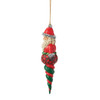 SANTA FINIAL SHAPE ORNAMENT - JIM SHORE - 6019345