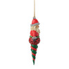 SANTA FINIAL SHAPE ORNAMENT - JIM SHORE - 6019345