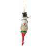 SNOWMAN FINIAL ORNAMENT - JIM SHORE - 6019346