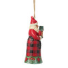 HIGHLAND GLEN SANTA CARDINAL ORNAMENT - JIM SHORE - 6019277