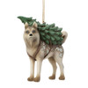 WOODLAND HUSKY WITH TREE ORNAMENT - JIM SHORE - 6019318