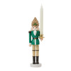 WOODGRAIN NUTCRACKER WITH PINECONE HAT - 6019706