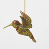 SWIRLY HUMMINGBIRD GREEN ORNAMENT - 6019522