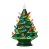 CERAMIC LIGHTED CHRISTMAS TREE GREEN - 6019760