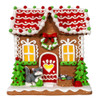 GINGERBREAD HOUSE WITH CAT - GBJ0063