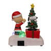 PEANUTS BATTERY OPERATED ANIMATED MUSICAL DECORATING THE TREE - PN5263