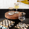 COURTLY CHECK COCKTAIL PAPER NAPKINS - 32900-040GLD