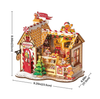 LIT GINGERBREAD HOUSE - DIY MINIATURE - ROLIFE - DG176
