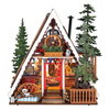 LIT A-FRAME CABIN - DIY MINIATURE HOUSE - ROLIFE - DG181
