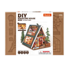 LIT A-FRAME CABIN - DIY MINIATURE HOUSE - ROLIFE - DG181