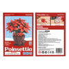 POINSETTIA - DIY FLOWER BOUQUET - 3D WOODEN PUZZLE - ROWOOD - TF001