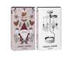 FOX AND SANTA - ROTARY CANDLEHOLDER - 90-AN755S