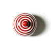 RED STRIPE MEDIUM ROUND LOLLIPOP JAR WITH LID - STR-MLPJAR-RD