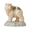 WHITE WOODLAND BEAR W/ SCENE - 6006582