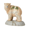 WHITE WOODLAND BEAR W/ SCENE - 6006582