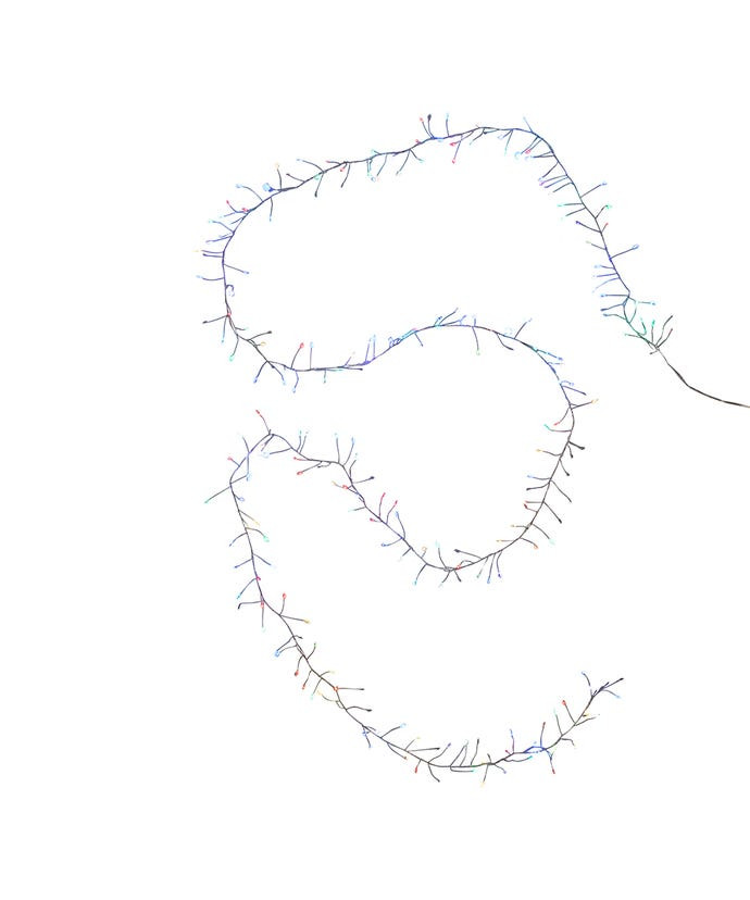Kurt Adler Fairy Cluster Garland