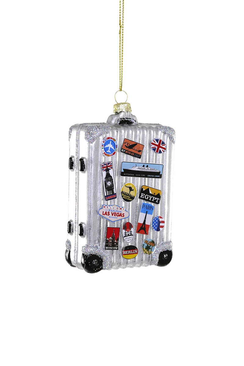 Jetsetter Suitcase Ornament - Thumbnail 2