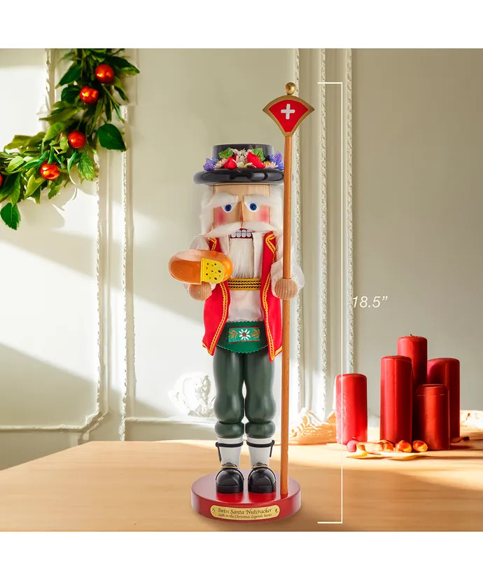 18.5 STEINBACH SWISS SANTA NUTCRACKER - ES3502 - Kris Kringl