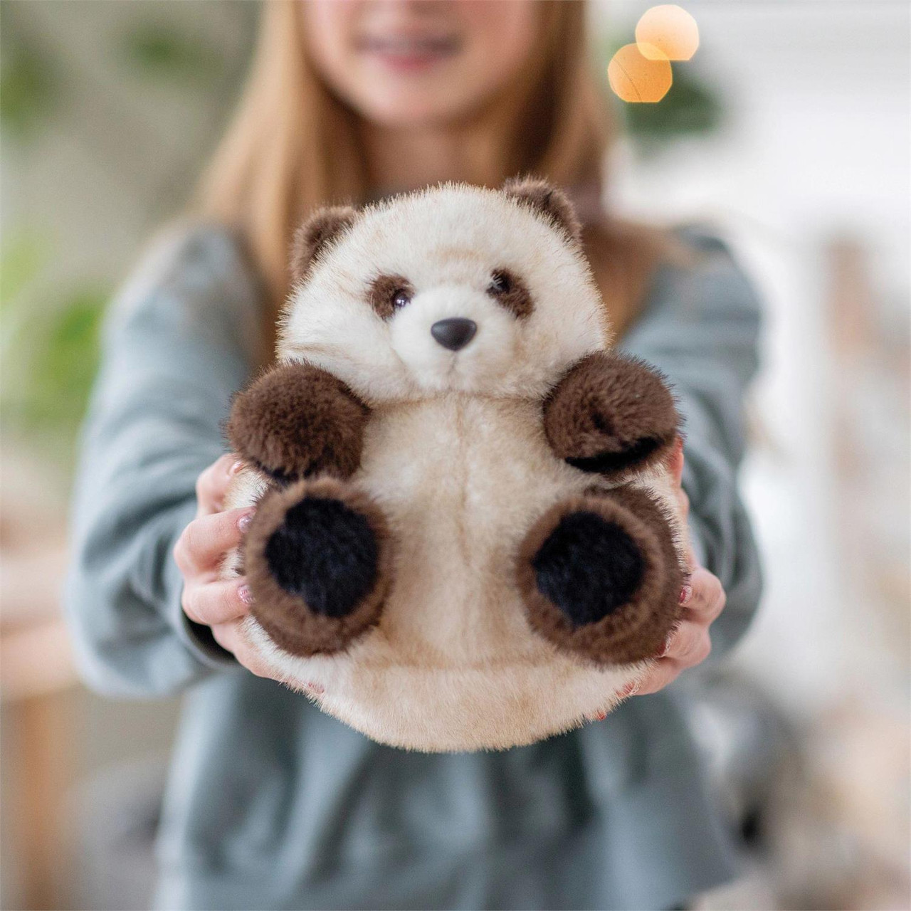 FLUFF BEARKINS STUFFED PLUSH PANDA TEDDY BEAR - 6017986 - Kris Kringl