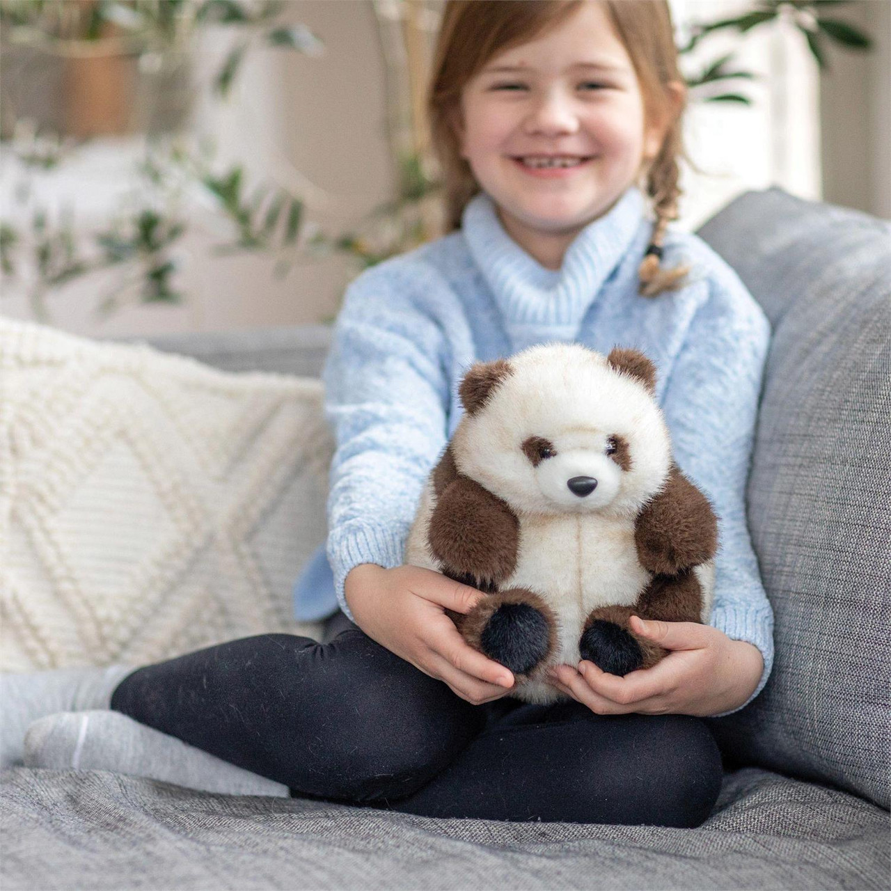 FLUFF BEARKINS STUFFED PLUSH PANDA TEDDY BEAR - 6017986 - Kris Kringl