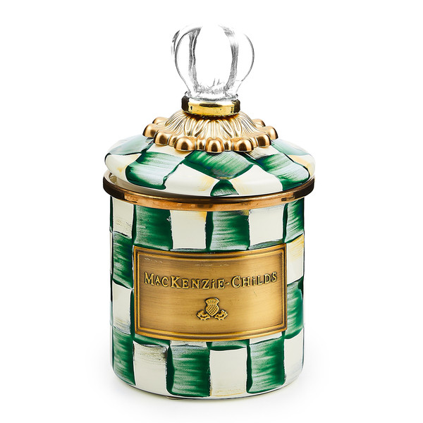 MacKenzie-Childs Check Pillar Candlestick - Thumbnail 2