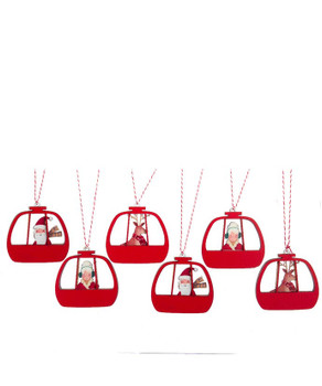 RED CABLE CAR GARLAND - C5940