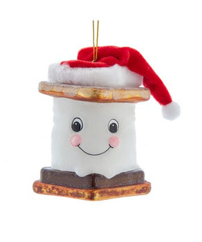 SMORES WITH SANTA HAT ORN - NBX0026